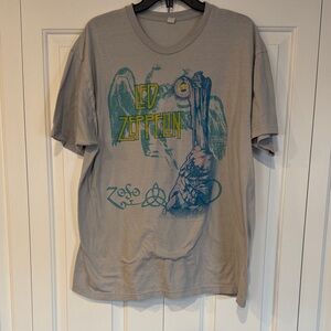 Led Zeppelin 4 Tan Graphic Tee 2X